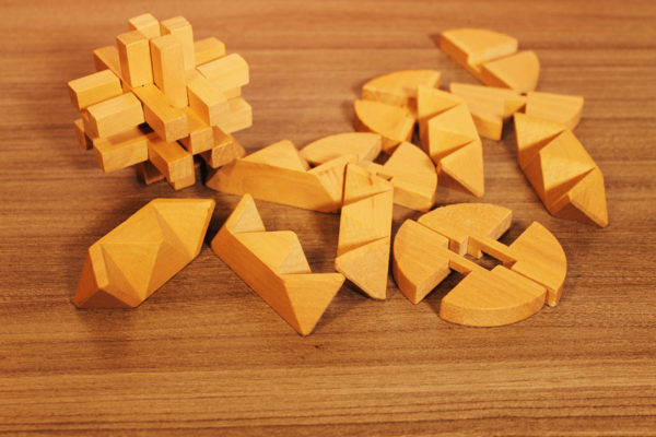 Rompecabezas 3D en madera